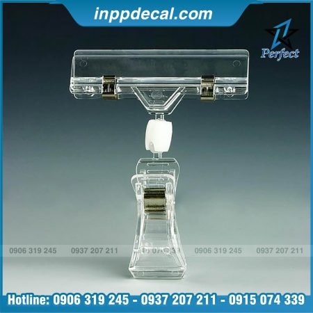 KẸP MICA QUẢNG CÁO 2 ĐẦU