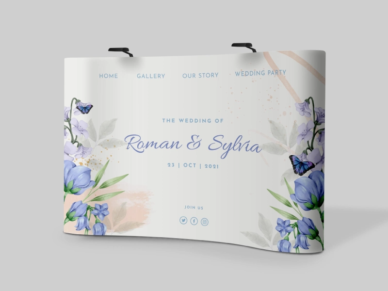 Backdrop đám cưới