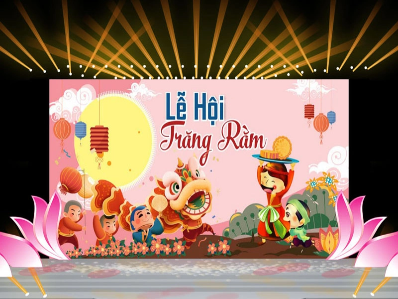 Backdrop trung thu