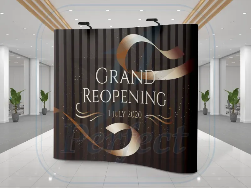 Backdrop khai trương ấn tượng giá rẻ tại TPHCM