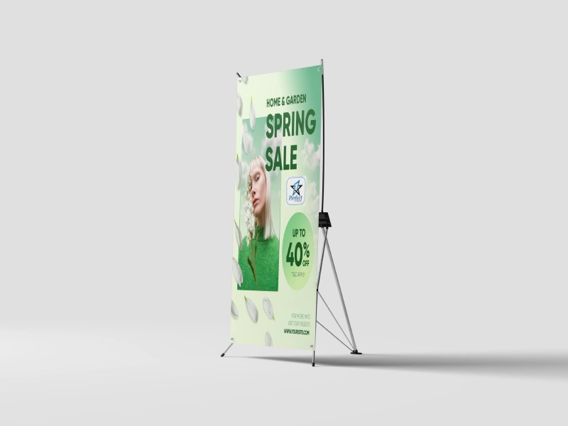standee chữ x