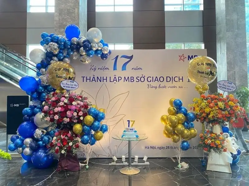 Backdrop kỷ niệm thành lập công ty