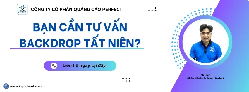 CTA tư vấn backdrop tất niên