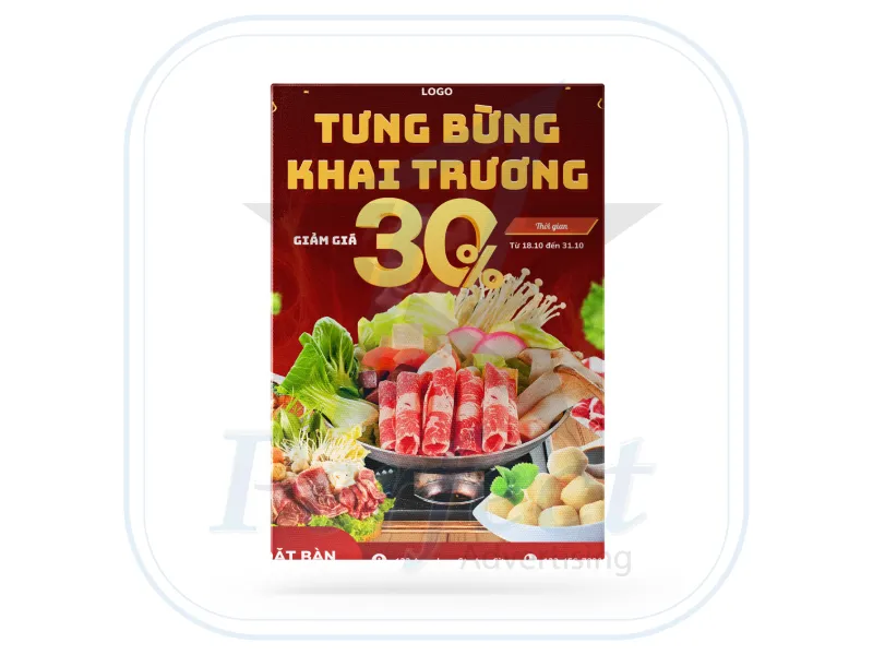 in decal poster tại TPHCM