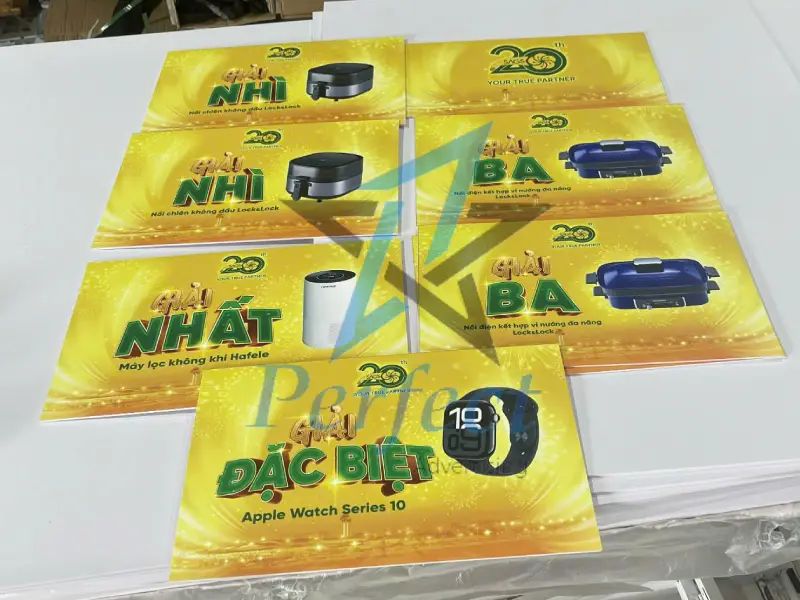Bảng formex trao giải thưởng cho các doanh nghiệp tại Perfect