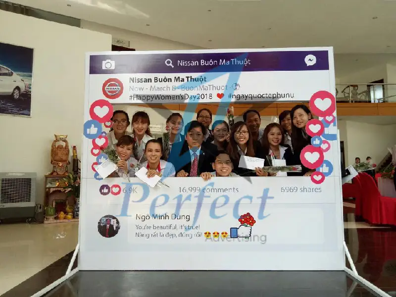 Cấu tạo của khung check in sự kiện sản xuất tại Perfect