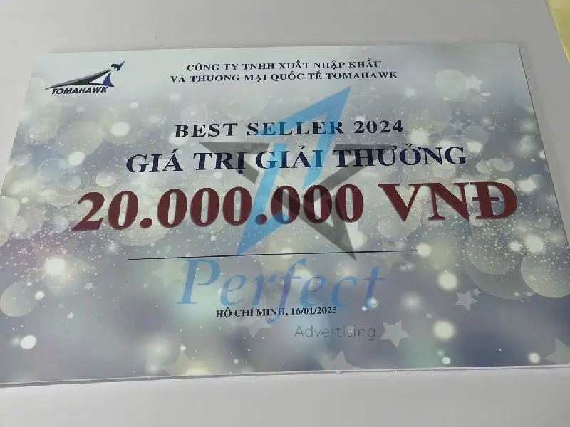 Hướng dẫn đặt bảng formex tại Perfect