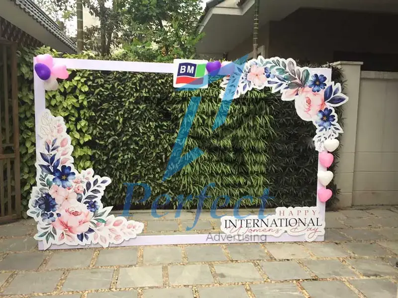 Hướng dẫn đặt khung check in sự kiện tại Perfect