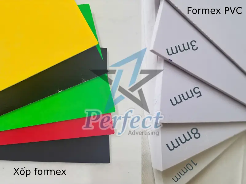 Các loại formex a3 tại Perfect