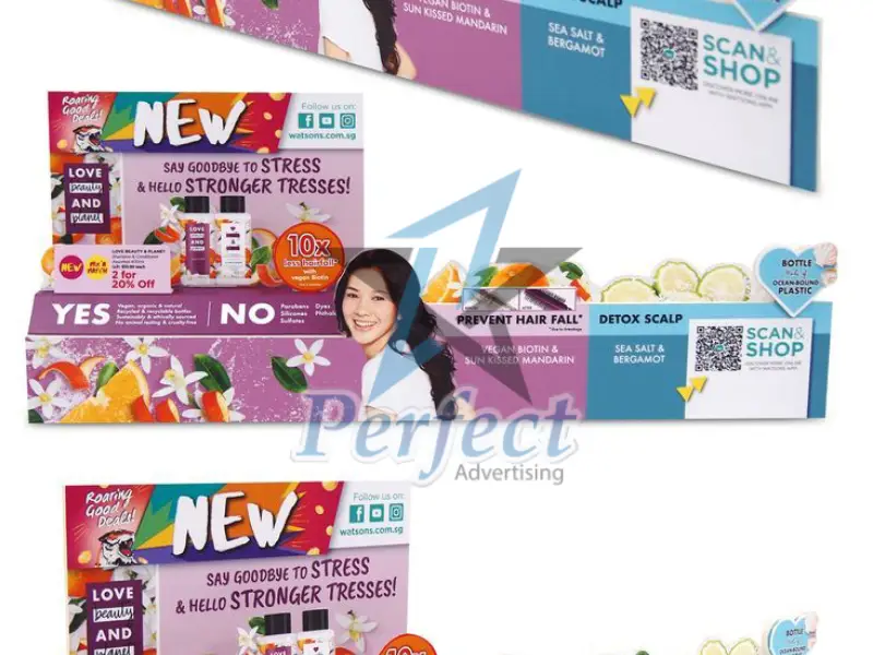 Công nghệ sản xuất shelf talker tại Perfect