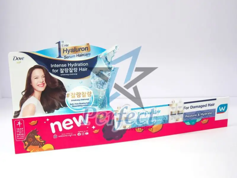 Mẫu shelf talker dạng kẹp