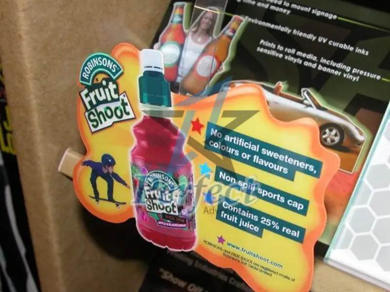 Mẫu shelf talker dạng treo