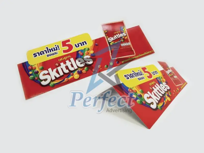 Mẫu shelf talker giới thiệu sản phẩm