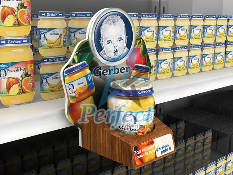 Mẫu shelf talker trên kệ hàng