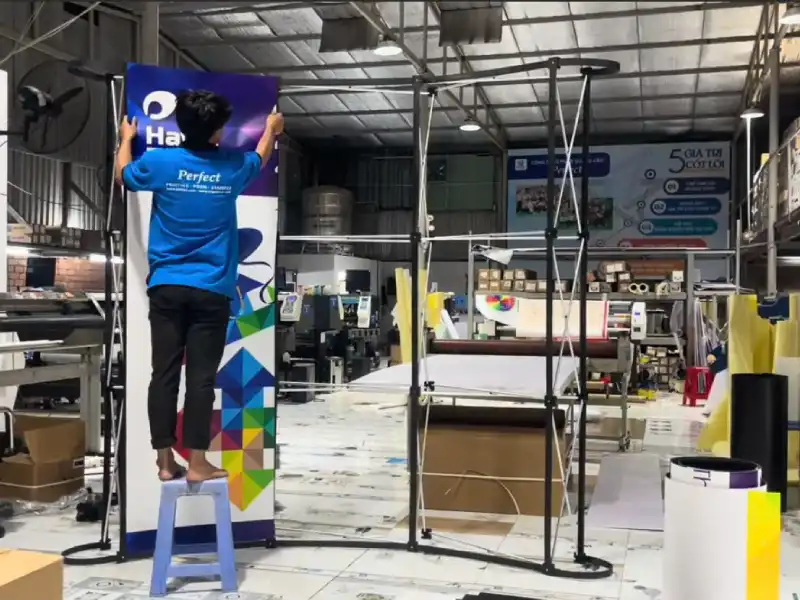 Một số lưu ý quan trọng khi thi công backdrop