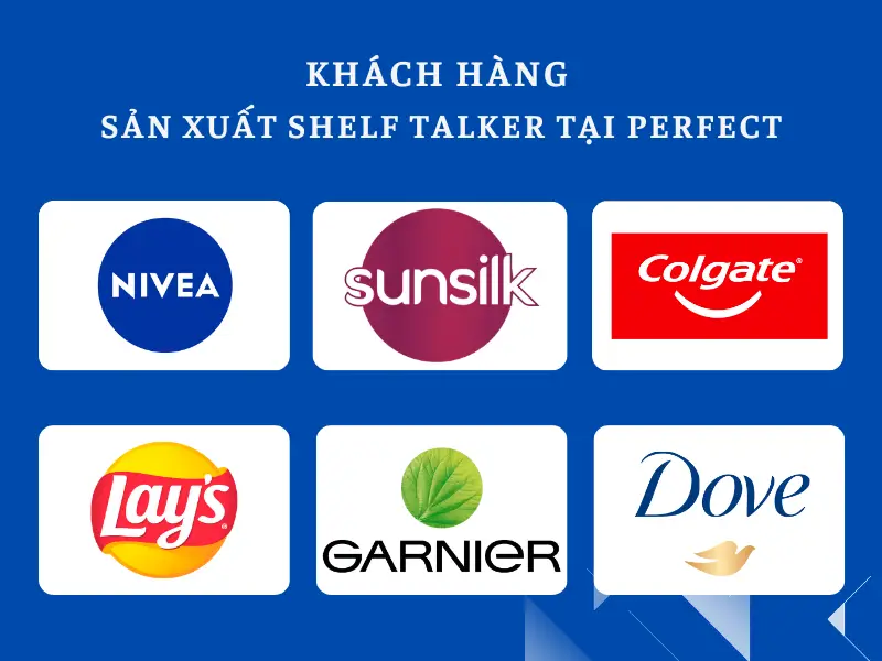 Những khách hàng đã sản xuất shelf talker tại Perfect