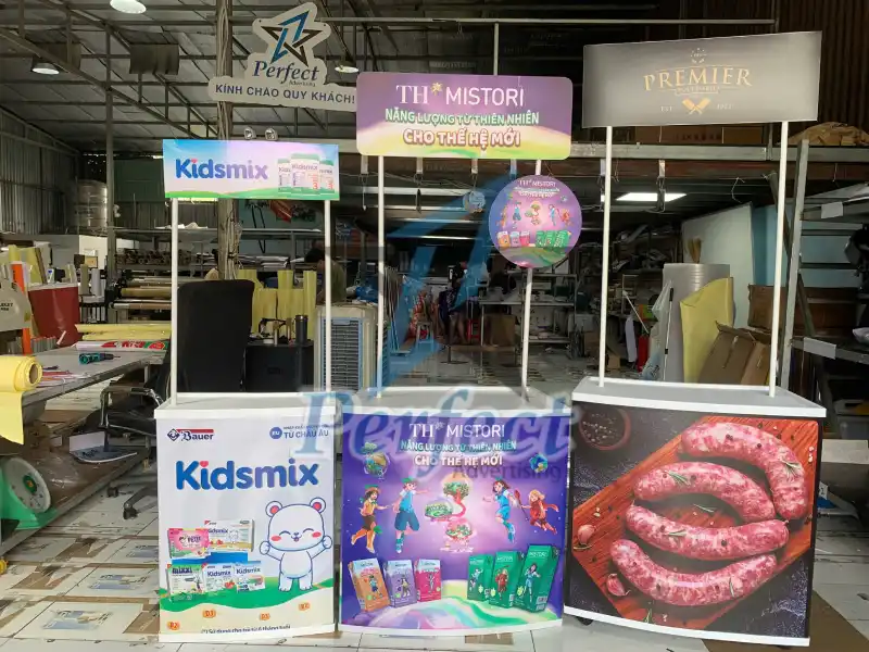 Những phản hồi của khách hàng về booth siêu thị của Perfect