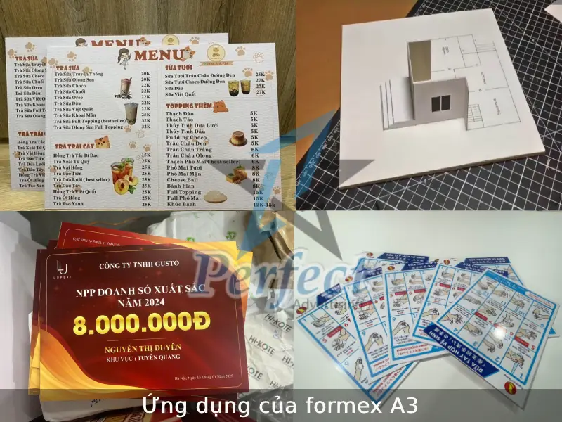 Ứng dụng của formex a3