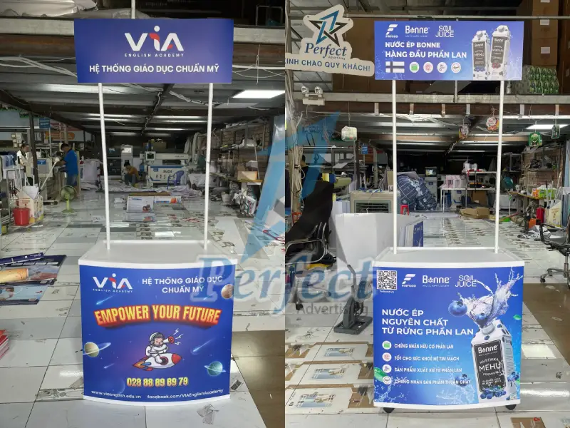 Các loại booth gian hàng hiện nay