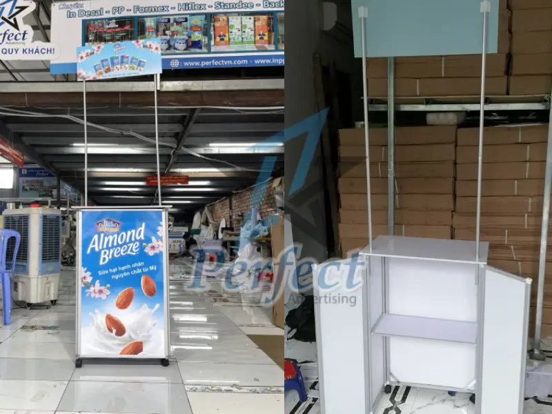 Cấu tạo chi tiết của booth sampling sản xuất tại Perfec