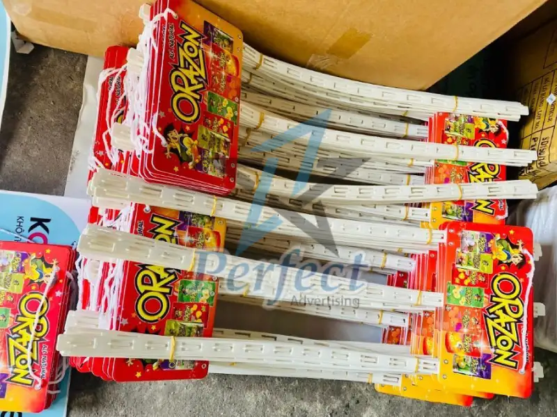 Mẫu hanger posm cho ngành hàng tiêu dùng nhanh