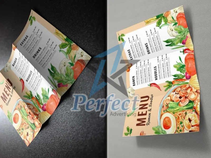 Mẫu leaflet cho quán ăn