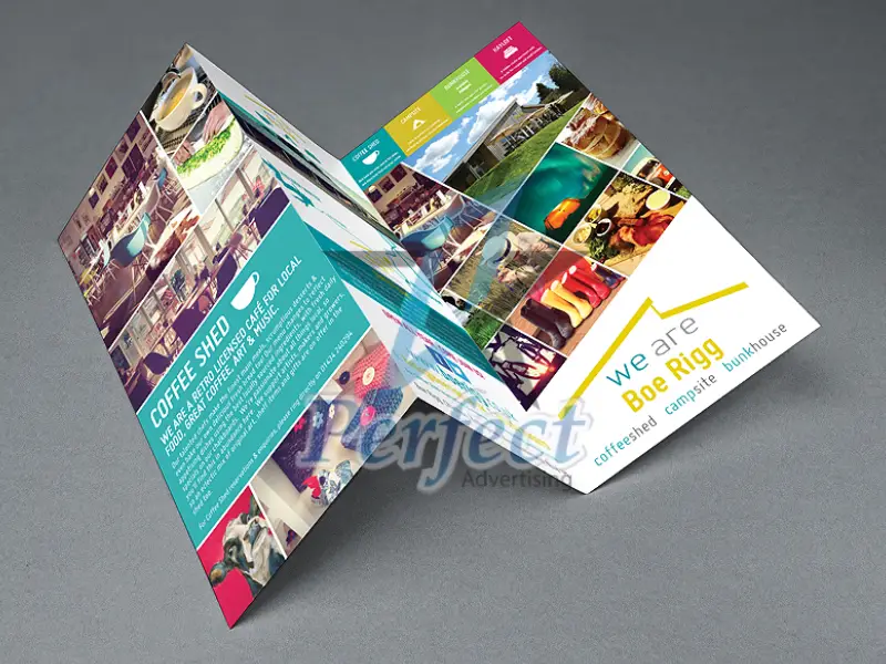 Mẫu leaflet nhiều màu sắc