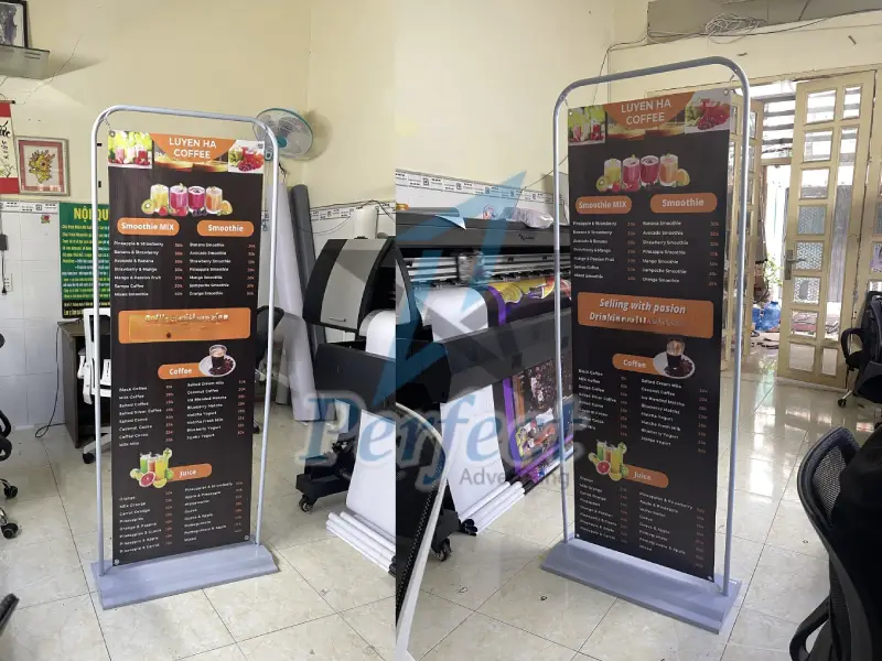 Nhược điểm của in standee 2 mặt