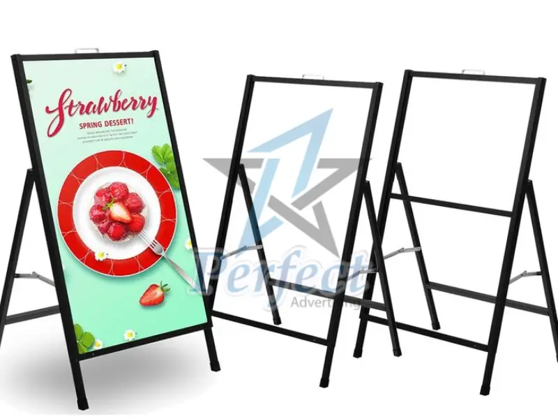 Standee chữ A 1 mặt