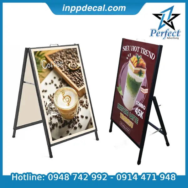 Standee chữ A tại Perfect