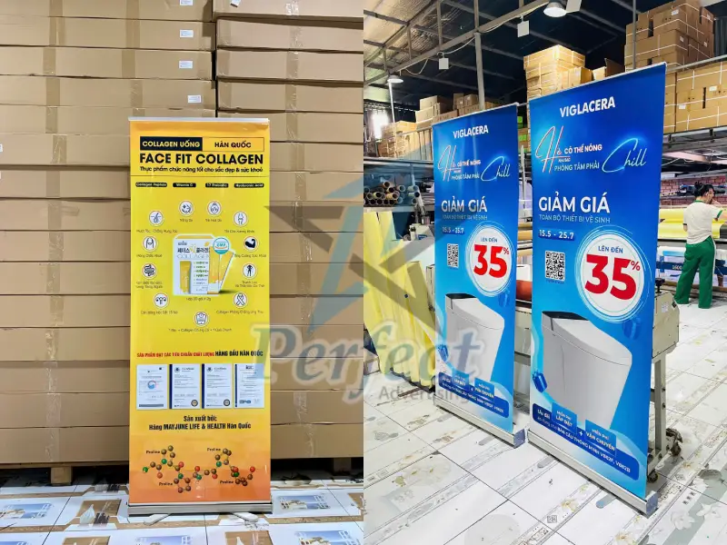 Standee cuốn kích thước 60x160