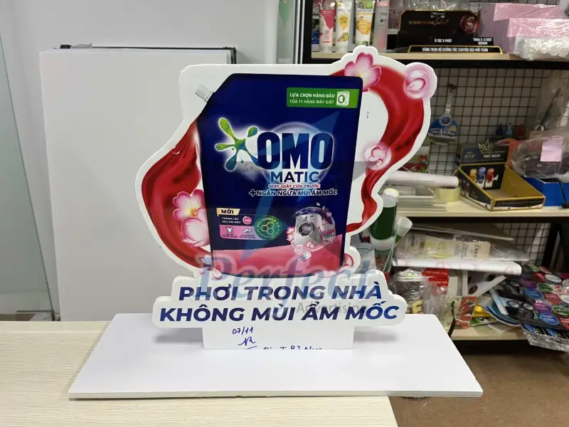 Standee formex để bàn