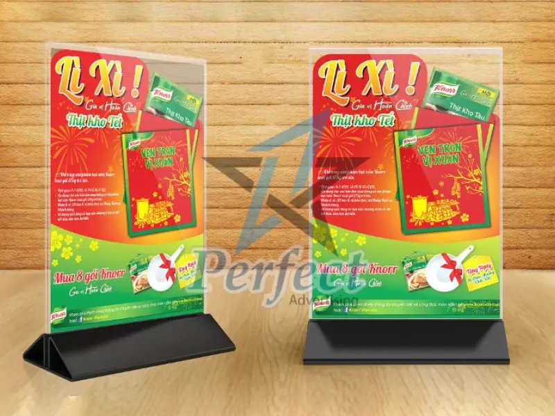 Tầm quan trọng của standee để bàn trong chiến dịch quảng cáo