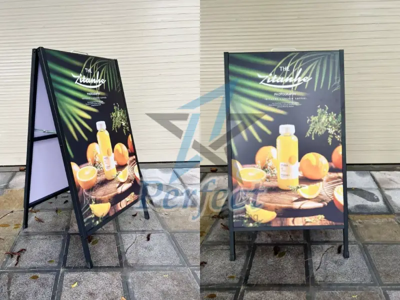 Ứng dụng của standee khung sắt chữ A