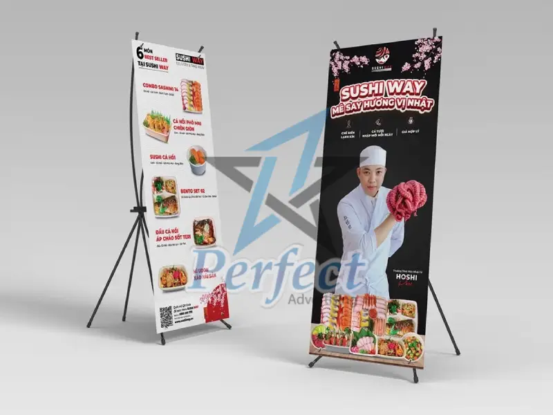 Ưu điểm nổi bật của standee chân x