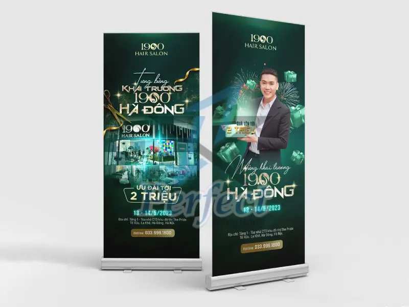 Ưu điểm nổi bật của standee cuộn
