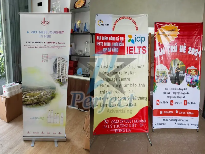 Các kích thước standee phổ biến hiện nay