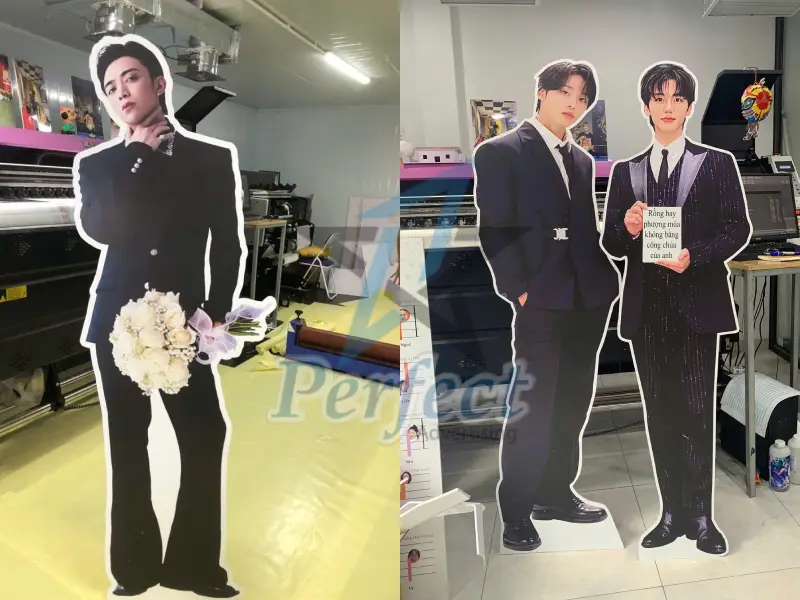 Công nghệ in standee người tại Perfect