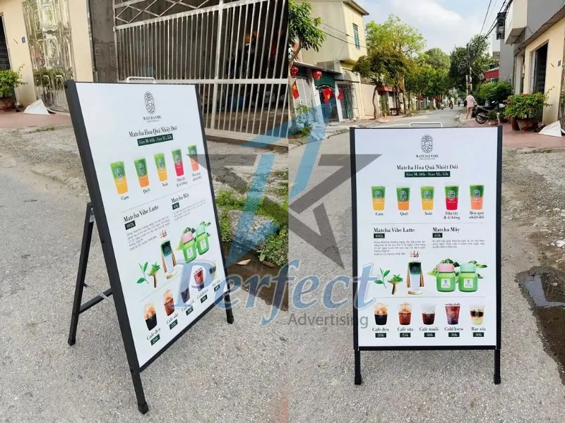 Một số yếu tố quan trọng tạo nên standee ngoài trời đẹp, ấn tượng