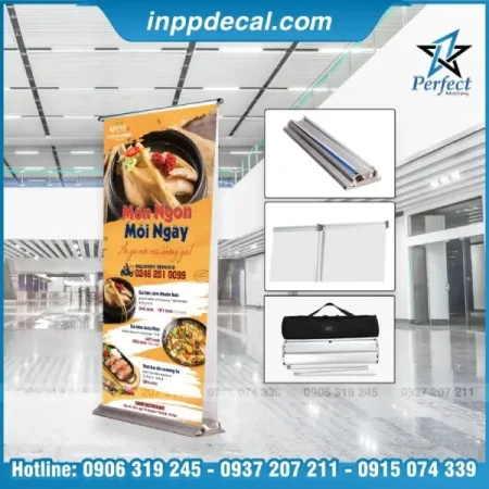 Standee Cuốn Hào Hoa 2 Mặt Tại Perfect
