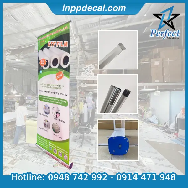 Standee Cuốn Nhôm Cao Cấp 80X200 Tại Perfect