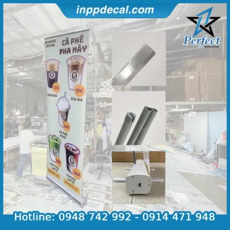 Standee Cuốn Nhựa 80x200 Tại Perfect