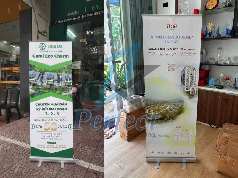 Standee cuốn nhôm 80x200 là gì
