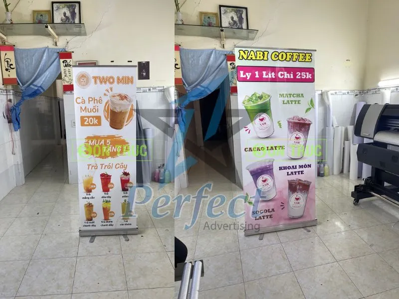 Ứng dụng sản phẩm standee cao cấp 80x200 nhôm