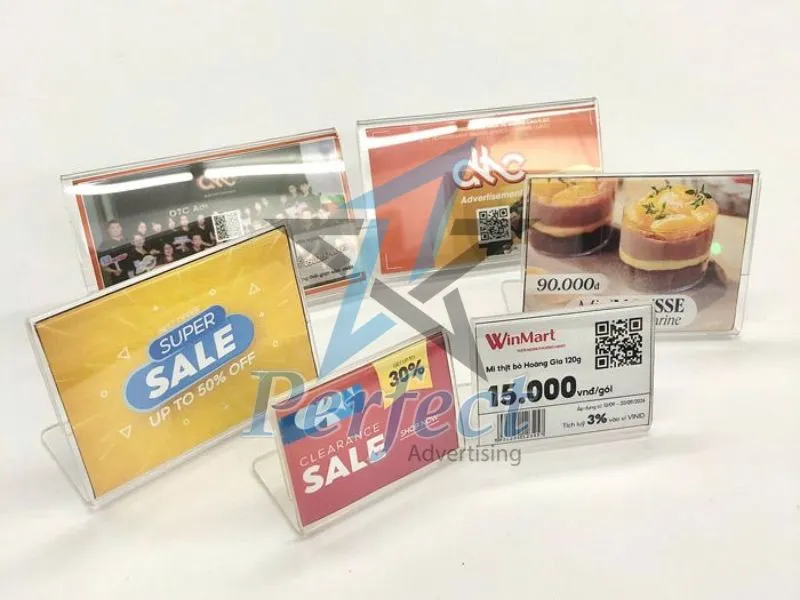 Ứng dụng thực tiễn của standee mica