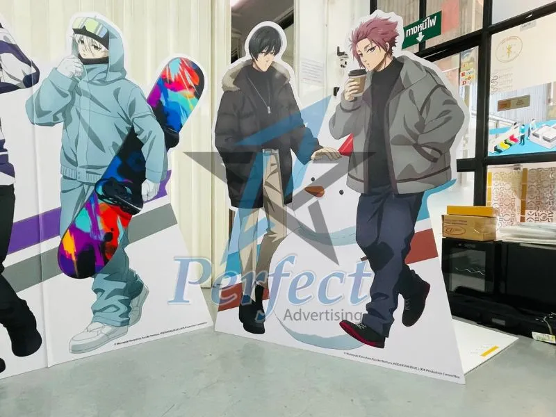 standee anime nhiều nhân vật