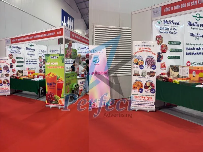 standee cuốn nhôm tốt 80x200 đẹpp
