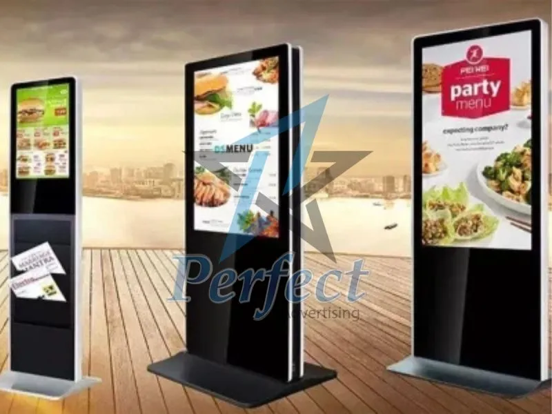 standee điện tử cho menu quán ăn