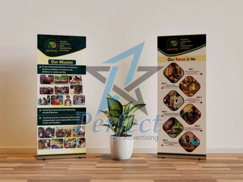 thiết kế standee cho công ty