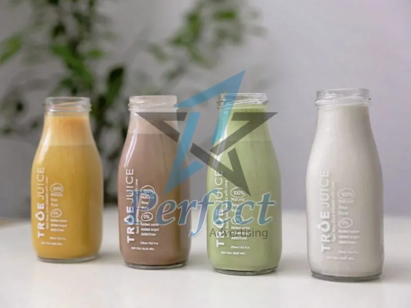 in uv trên chai thuỷ tinh sắc nét